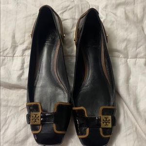 Black and Tan leather loafers